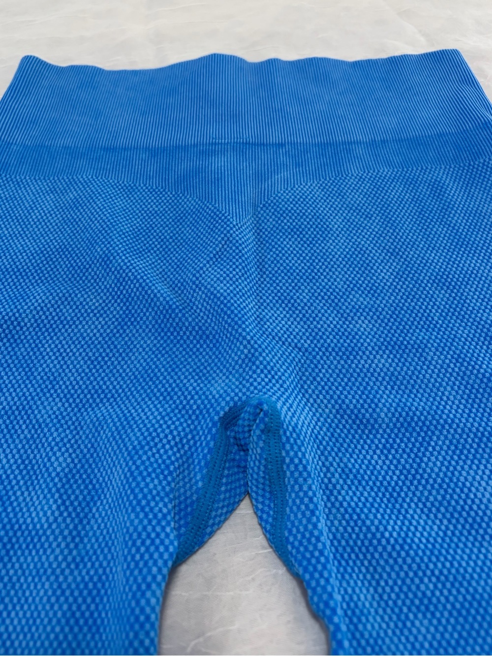 New Mix Royal Blue Seamless Kids Leggings - Picture 6 of 8